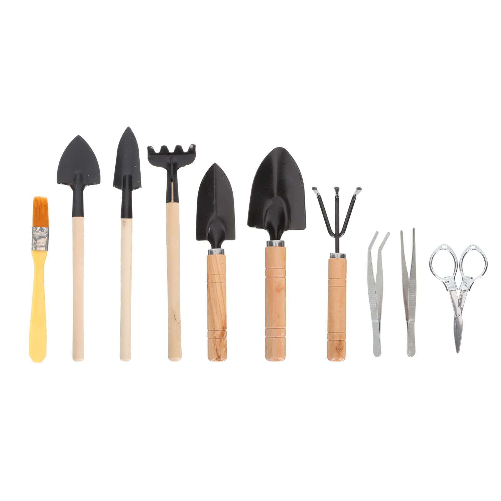 Yardwe 10-Piece Succulent Planting Tools Set - Mini Garden Tools Kit with Shovel & Rake for Bonsai, Succulents & Indoor Plants | Perfect for Home Gardening, Plant Care & DIY Miniature Gardens
