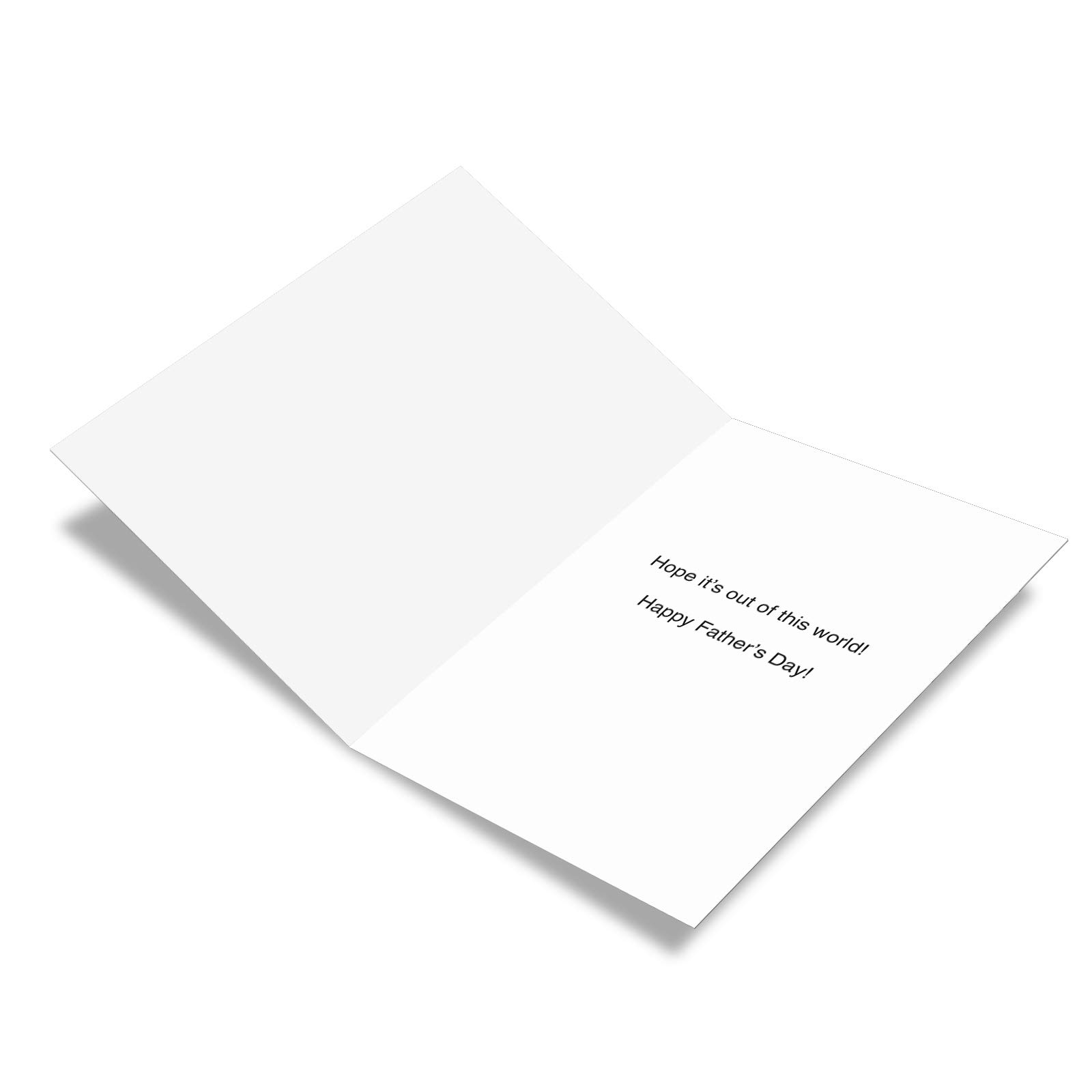 Funny Father's Day Card - Humorous Dad Greeting Card from Son or Daughter - Perfect for Dad, Pa, Pop, Daddy & Stepfather - Includes Envelope - Moon Man Design 0195 - Great for Birthdays, Father's Day Gifts & Special Occasions