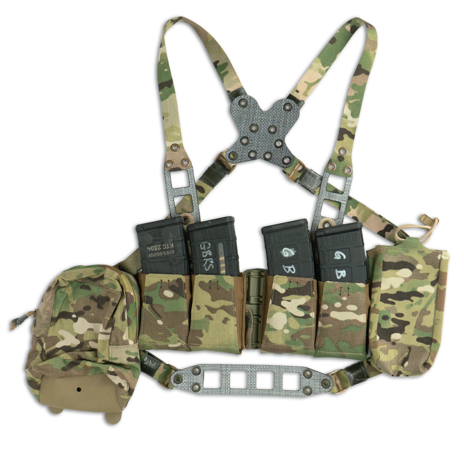 GBRS Group Modular Chest Rig Split Kit – Tactical Gear for Military & Outdoor Enthusiasts | Made in USA | Perfect for Airsoft, Hunting & Range Training