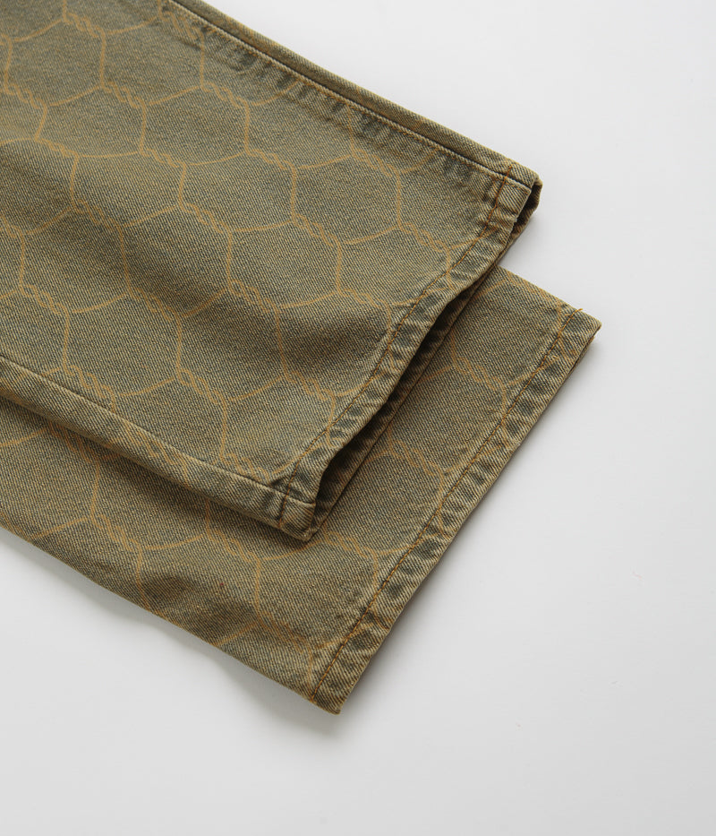 Butter Goods Chain Link Washed Brown Jeans for Men - Stylish & Comfortable Denim Pants for Casual Wear and Street Fashion
