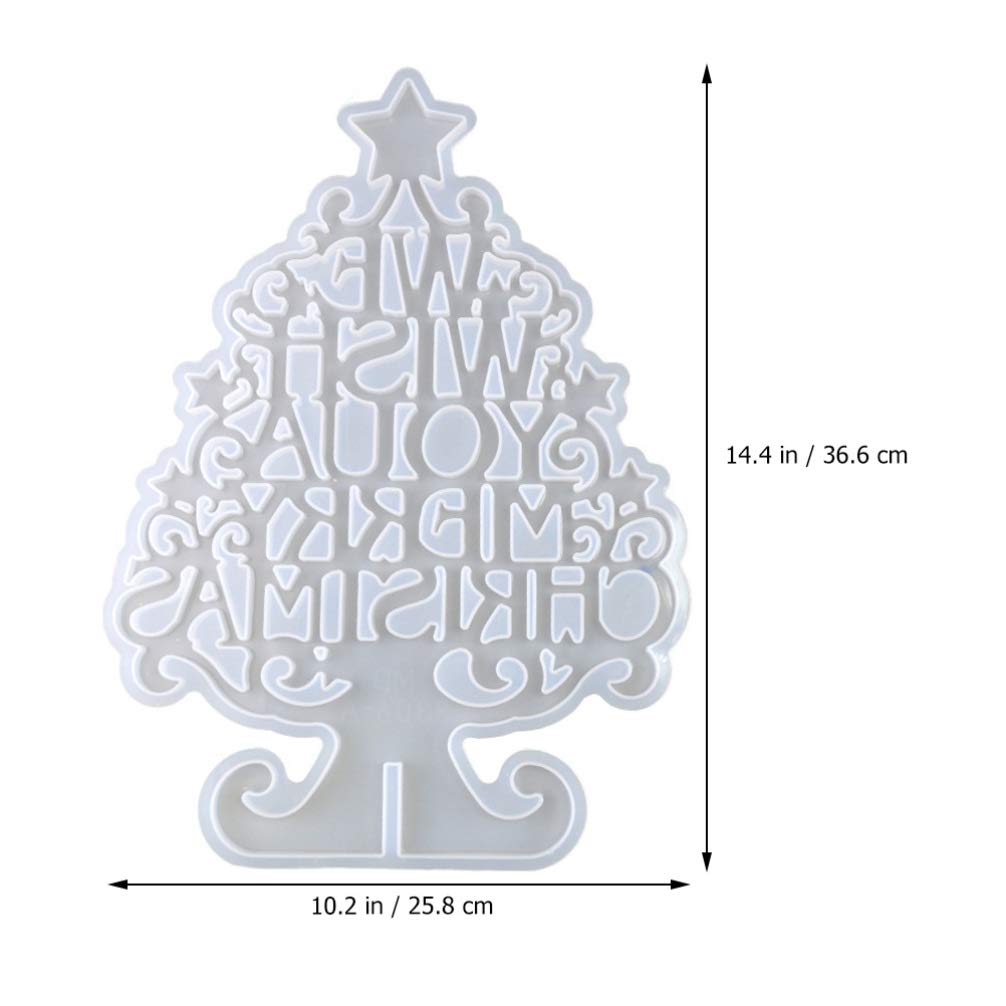 EXCEART 4-Piece Christmas Silicone Mold Set - Holiday Baking & Resin Casting Molds for DIY Xmas Decorations, Bell-Shaped Cookie & Craft Molds - Perfect for Christmas Cookies, Resin Ornaments, and Handmade Holiday Gifts
