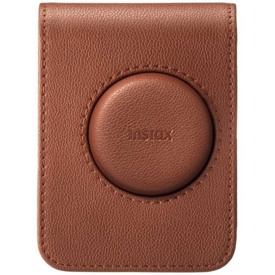 FUJIFILM Mini Evo Instant Camera Leather Case (Brown) - Protective Cover for Travel & Everyday Use
