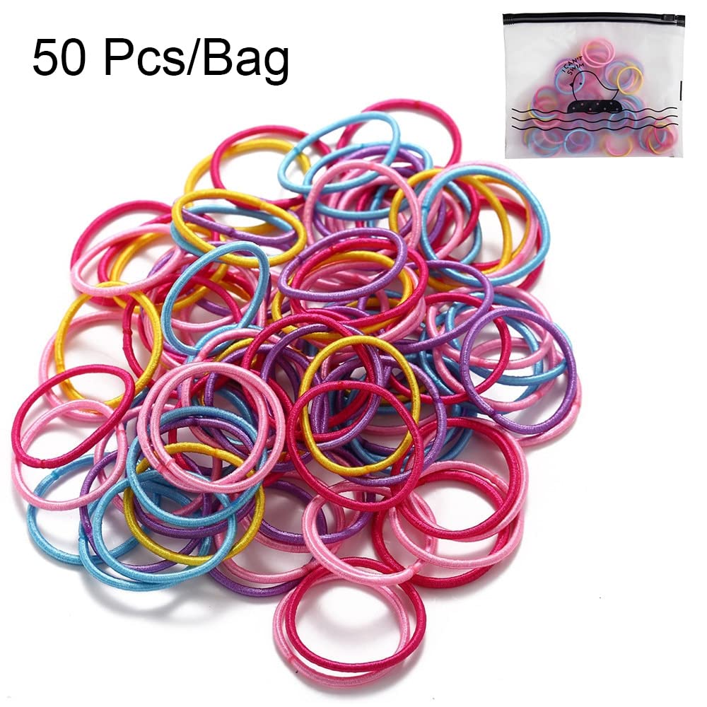 Melbees by Yellow Chimes Girls Hair Clips Set - Non-Slip Kids Hair Accessories with Rubber Bands, Cute Claw Clips & Hair Pins for Baby, Toddler & Teen - Perfect for School, Parties & Everyday Styling