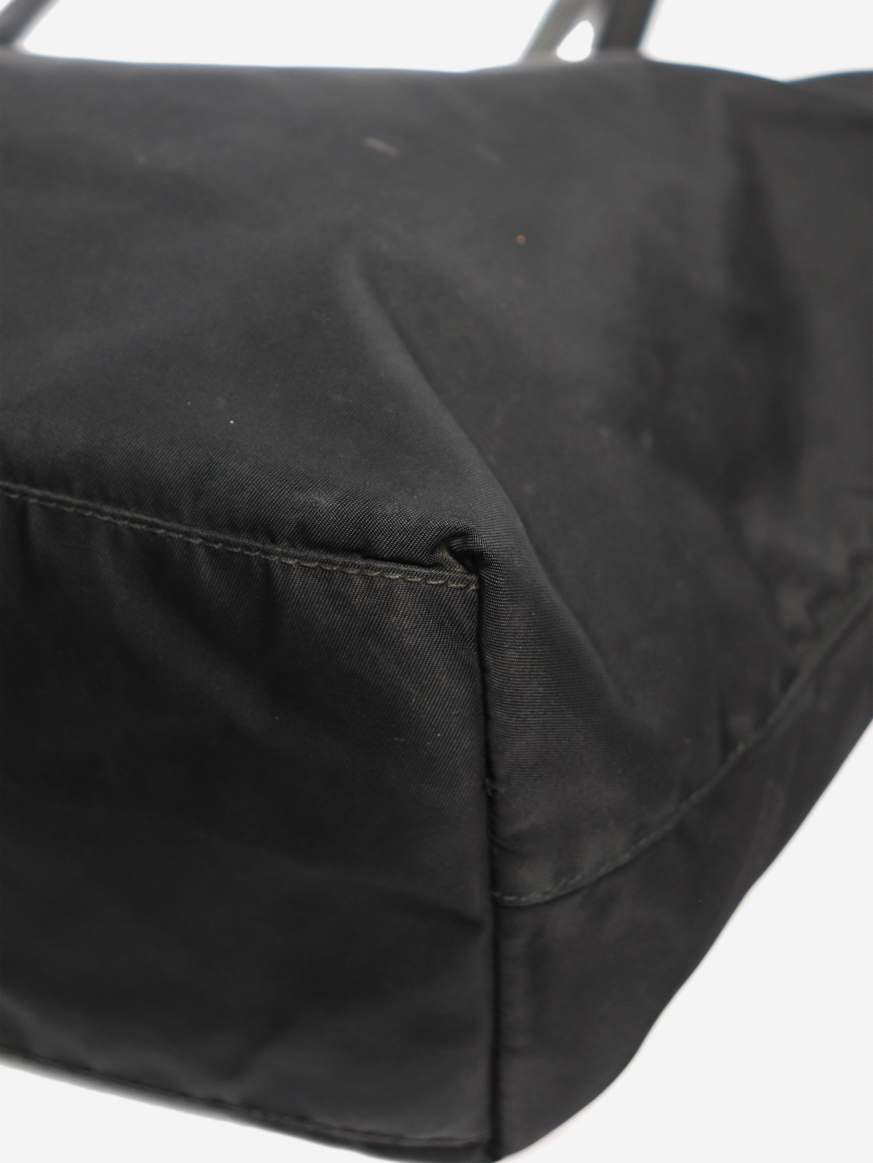Stylish Black Nylon Tote Bag for Women - Lightweight & Durable Everyday Shoulder Bag - Perfect for Work, Shopping, and Travel Accessories