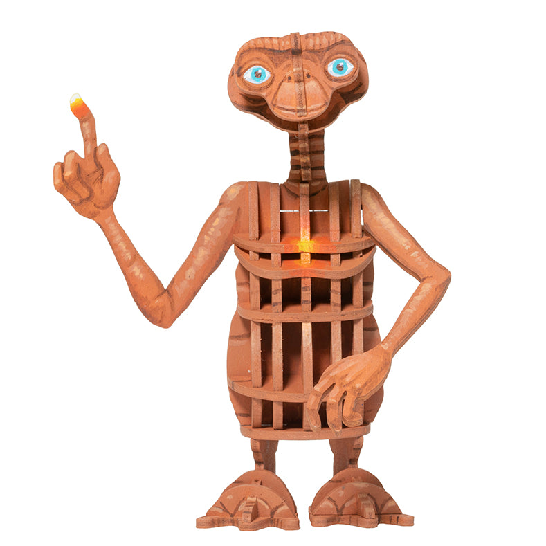 IncrediBuilds: E.T. the Extra Terrestrial Book and 3D Wood Model Kit - DIY Science Fiction Craft Project for Kids & Adults - Perfect for Movie Fans, STEM Learning, and Creative Home Decor