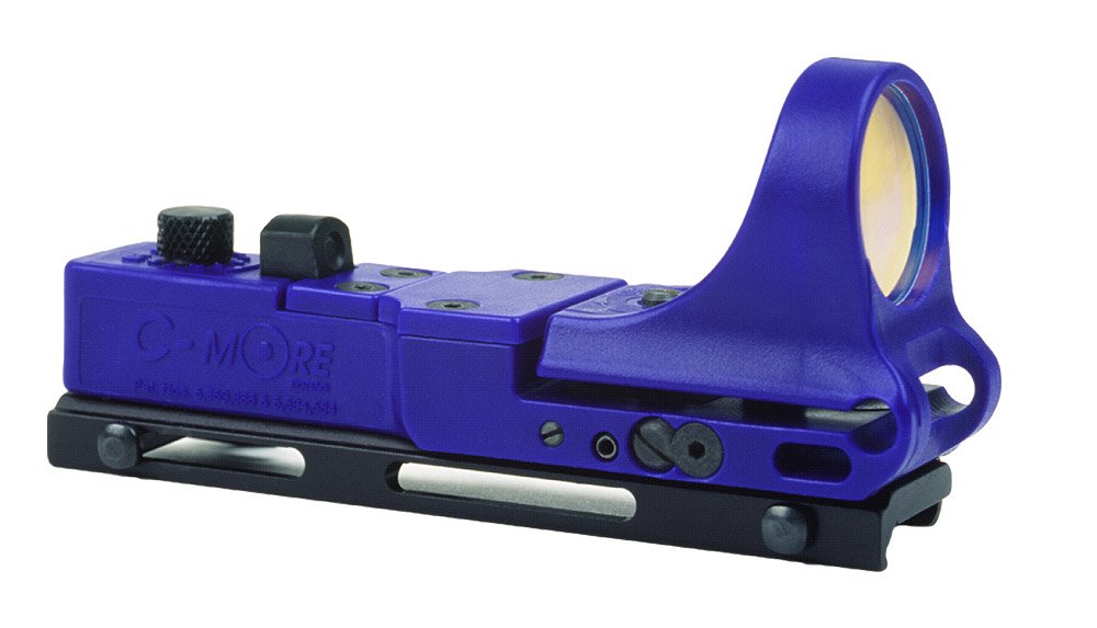 C-MORE Systems Railway Red Dot Sight with Click Switch - High Precision Reflex Sight for Pistols & Rifles | Ideal for Hunting, Tactical Shooting & Range Practice