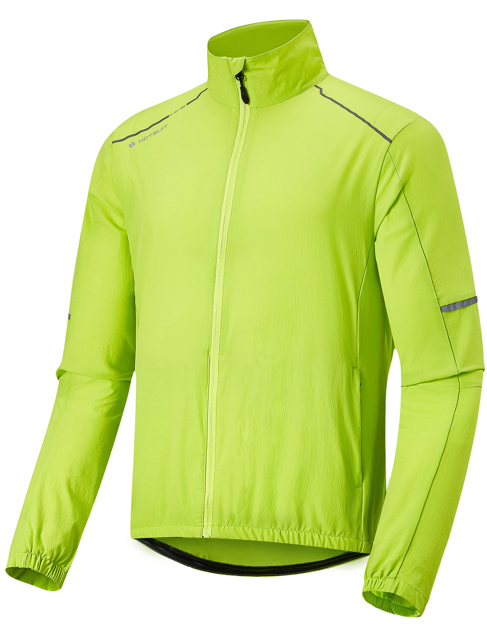 HOTSUIT Men's Waterproof Cycling Rain Jacket - Breathable Running Windbreaker for Biking & Outdoor Sports - Perfect for Rainy Day Commuting & Mountain Biking