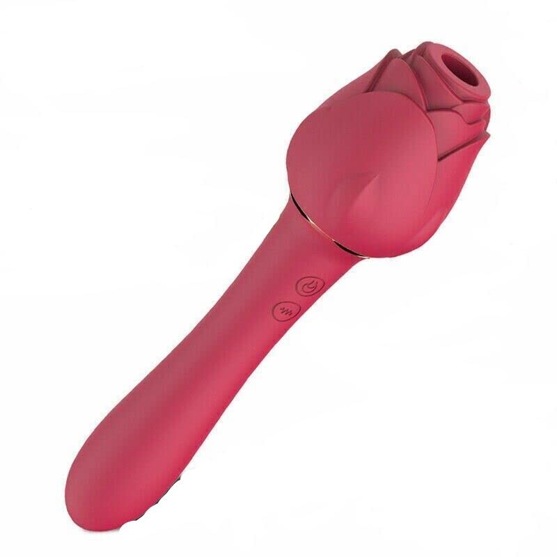 Clitoral & G-Spot Vibrator - 10 Vibration Modes, Suction Stimulation - Rechargeable Waterproof Sex Toy for Women - Perfect for Solo Play & Couples Intimacy