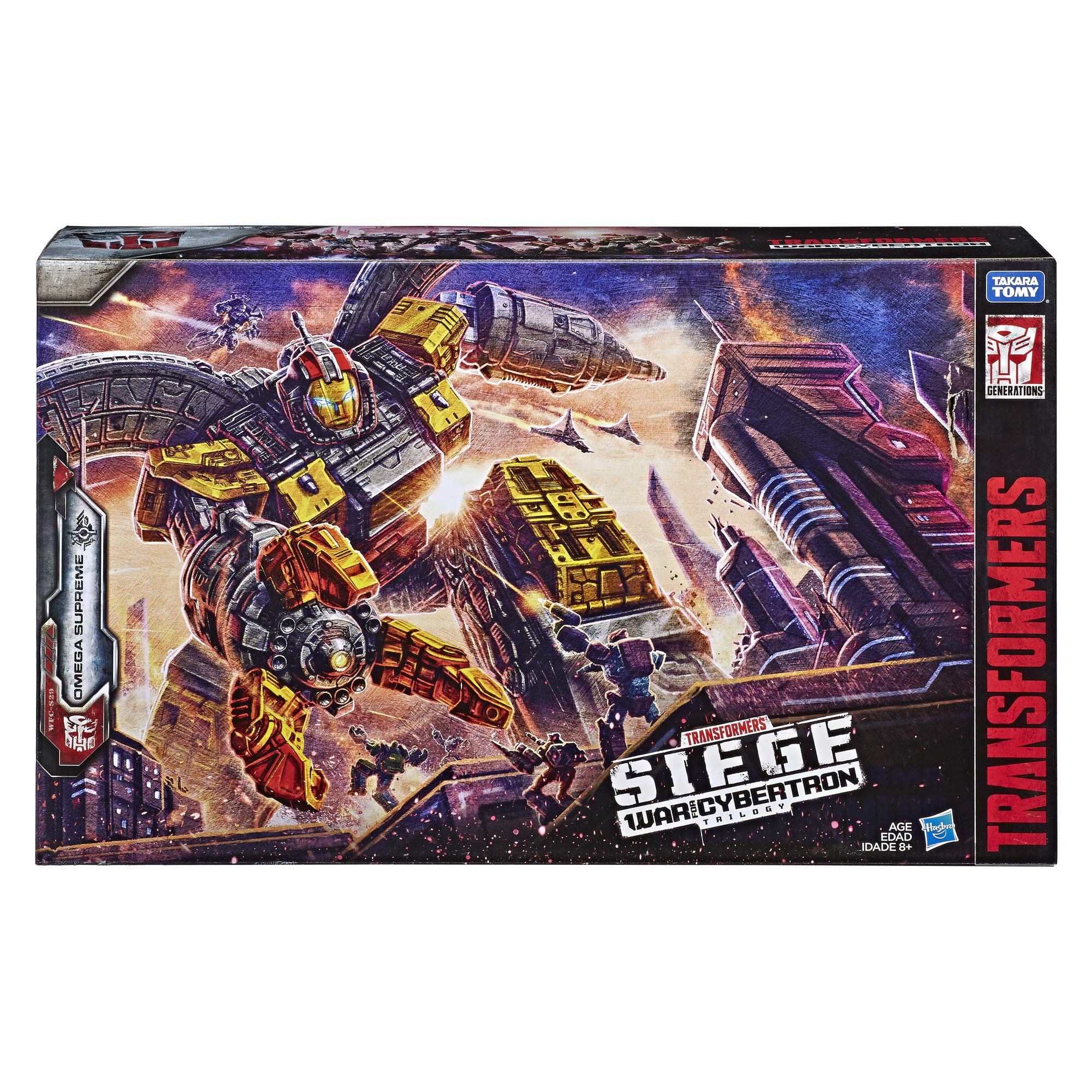 Transformers Generations War for Cybertron Omega Supreme Titan WFC-S29 Action Figure - 2-Feet Tall Convertible Robot to Command Center - Collectible Toy for Adults & Kids Age 8+ - Perfect for Display, Play Battles and Cybertron Scenes