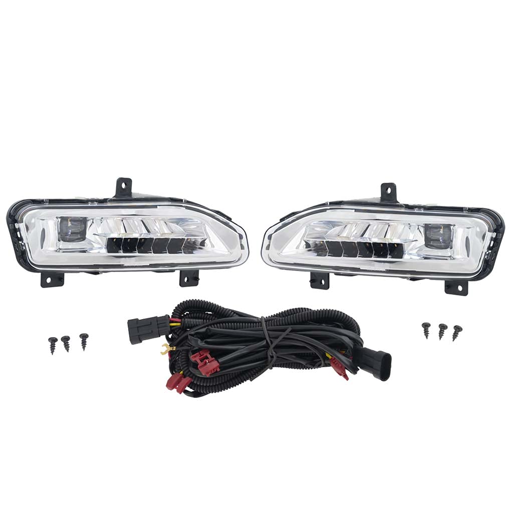 Nissan Versa LED Fog Lights with DRL & Turning Lights - Driver & Passenger Side - Compatible with 2020-2024 Models | Perfect for Night Driving & Enhanced Visibility