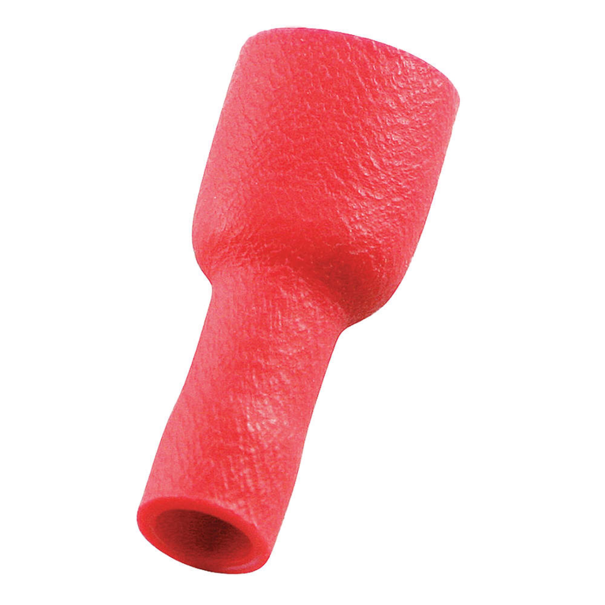 Red Female Disconnect Terminals 22-16AWG (Pack of 100) - Ideal for Automotive Wiring, DIY Electronics, and Electrical Repairs
