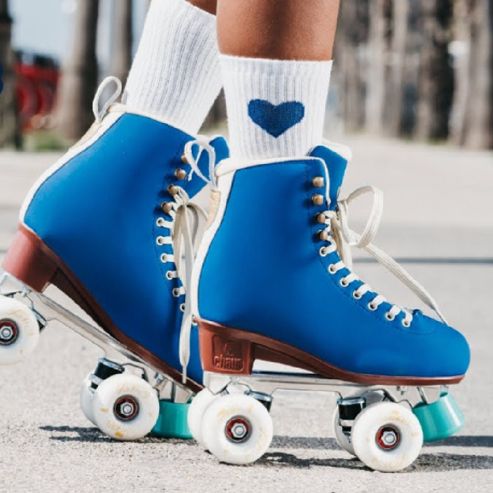Chaya Melrose Deluxe Roller Skates for Women - Outdoor & Indoor Quad Roller Skates with Light-Up Wheels - Perfect for Rink, Park, Street Skating & Fitness