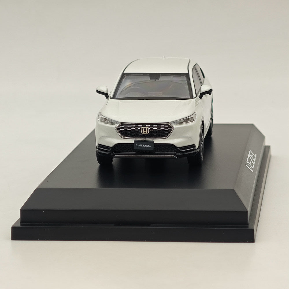 1/43 Scale Honda VEZEL Platinum White Diecast Model Car - Hobby Japan HJ433002PW - Collectible Miniature Vehicle for Display, Gifts & Car Enthusiasts