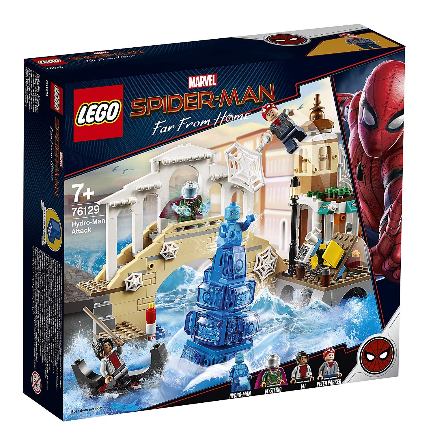 LEGO 76129 Super Heroes Spider-Man Hydro-Man Attack Building Set | Marvel Superhero Toy for Kids & Collectors | Creative Play & Display Gift Idea