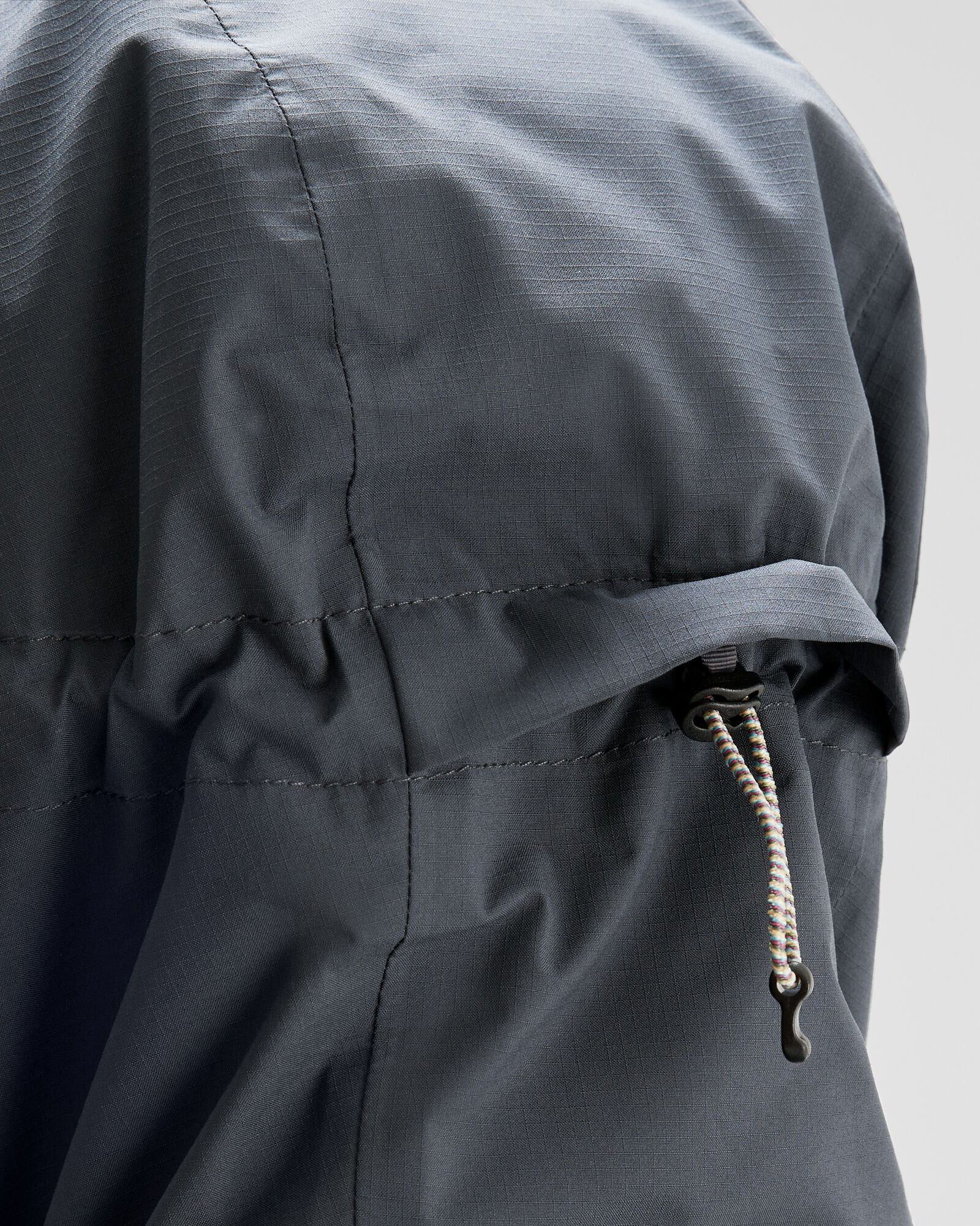 Men's Waterproof Insulated Rain Jacket - Lightweight 2L Trailhead Jacket for Hiking & Outdoor Activities - Night Black Color