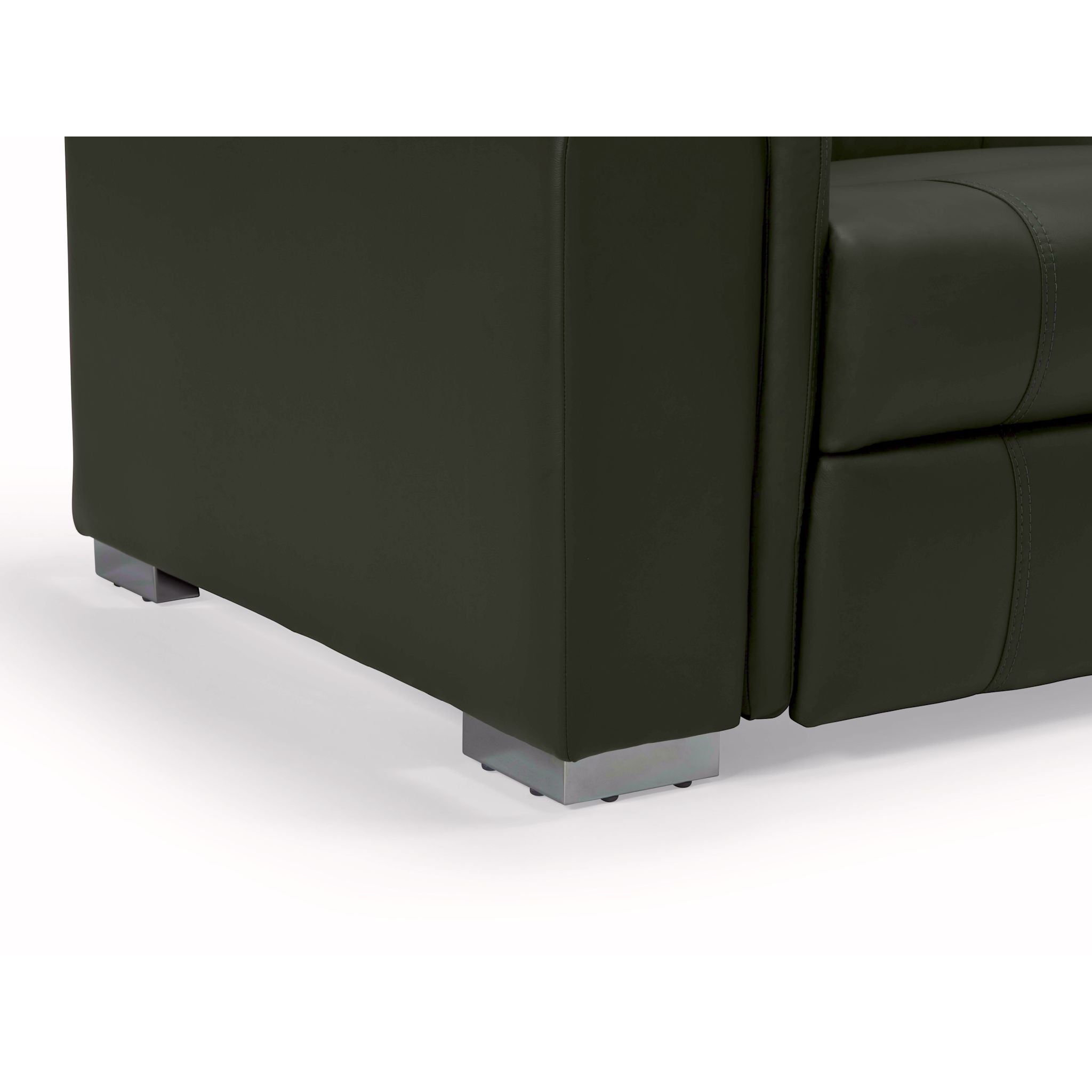 4-Piece Power Reclining Sectional Sofa with USB Ports - Modern L-Shaped Leather Living Room Couch for Home Theater & Family Gatherings