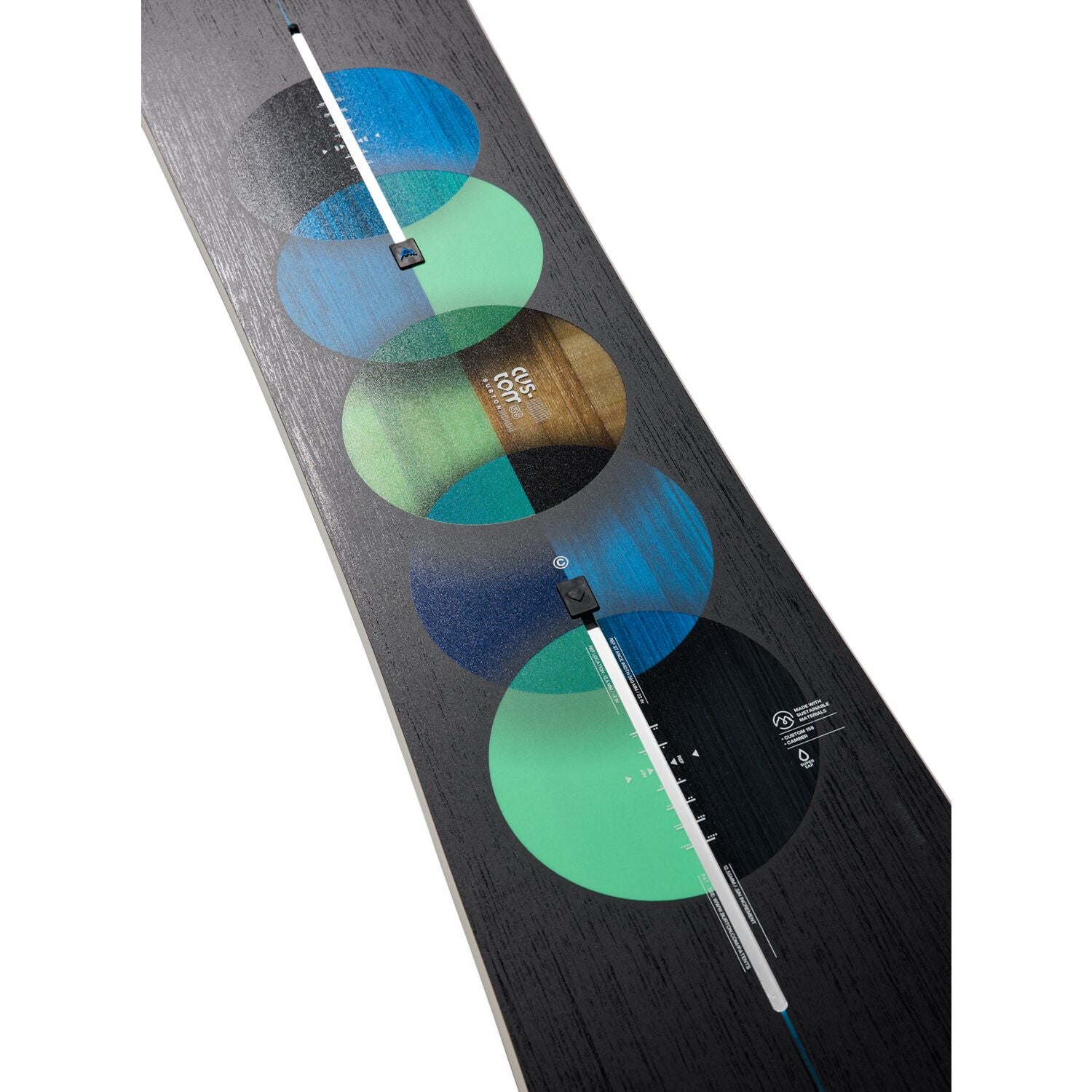 Burton Custom Snowboard 2025 - All-Mountain Freestyle Snowboard for Men & Women | Perfect for Powder, Park & Pipe Riding | Durable Construction for Advanced Riders