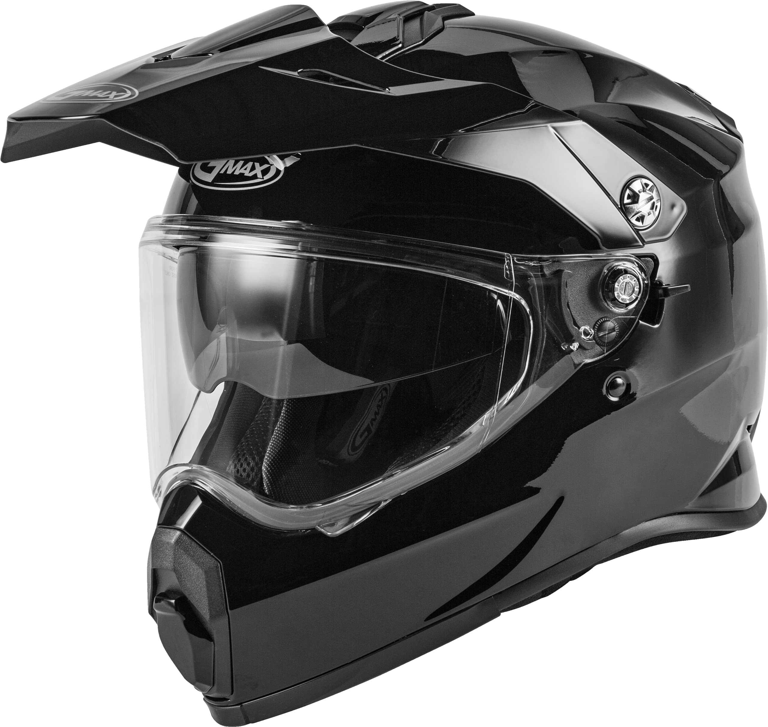 GMAX AT-21 Adventure Street Motorcycle Helmet for Adults - DOT Certified Full Face Helmet with Sun Visor & Ventilation for Urban Commuting & Long Distance Riding