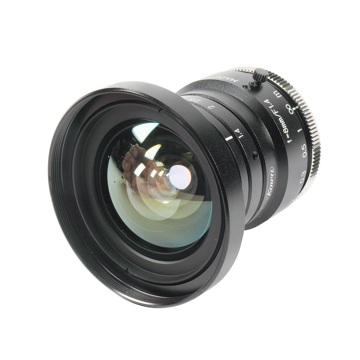 LM8HC 8mm F1.4 C Mount Lens - 1/2