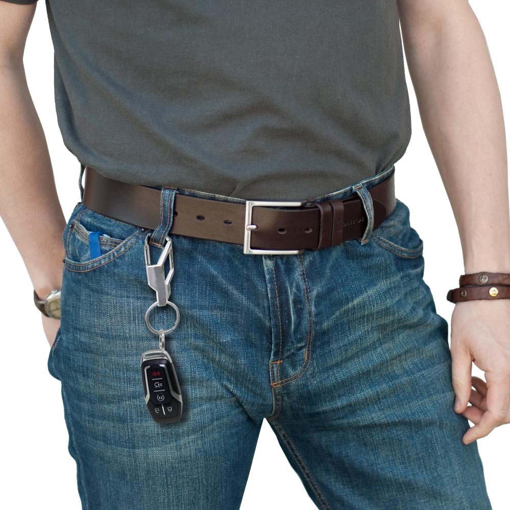 Jeep Wrangler & Rubicon Carabiner Keychain - Heavy Duty Metal Snap Hook Key Ring for Jeep Accessories - Perfect for Off-Road Adventures & Everyday Carry