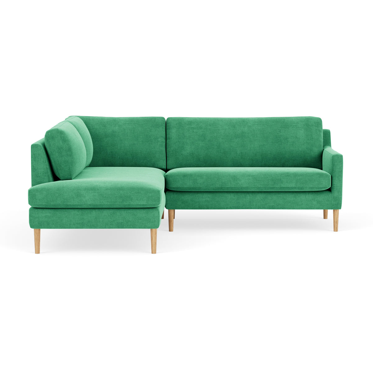 Astha Fabric Left Corner Sofa - Modern L-Shaped Sectional Couch for Living Room, Lounge & Small Spaces | Comfortable Home Furniture for Relaxing & Entertaining