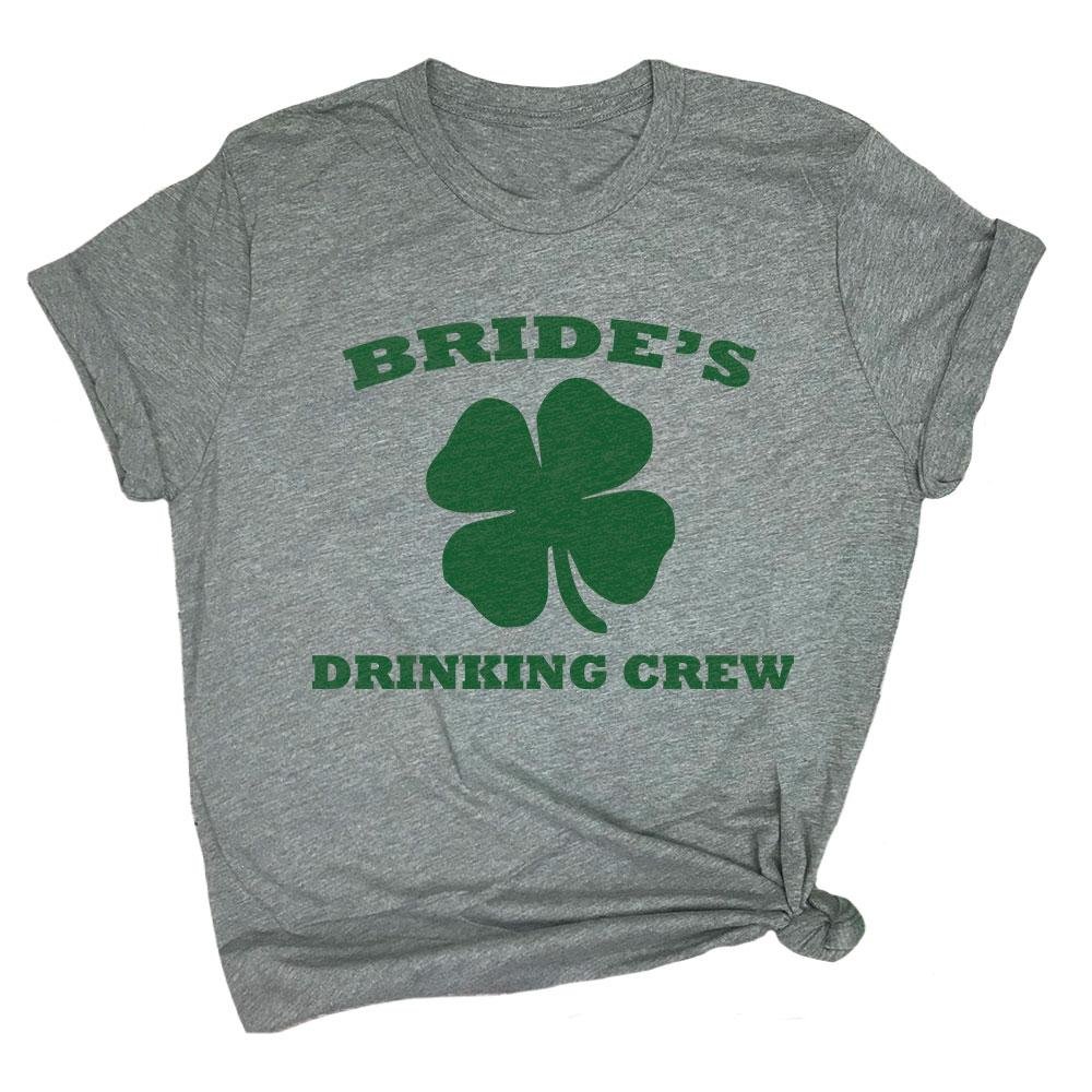 Fun Spunky Pineapple Bride Drinking Crew Shamrock Bachelorette Party T-Shirt - Perfect for Bachelorette Parties, Girls' Night Out & Bridal Showers