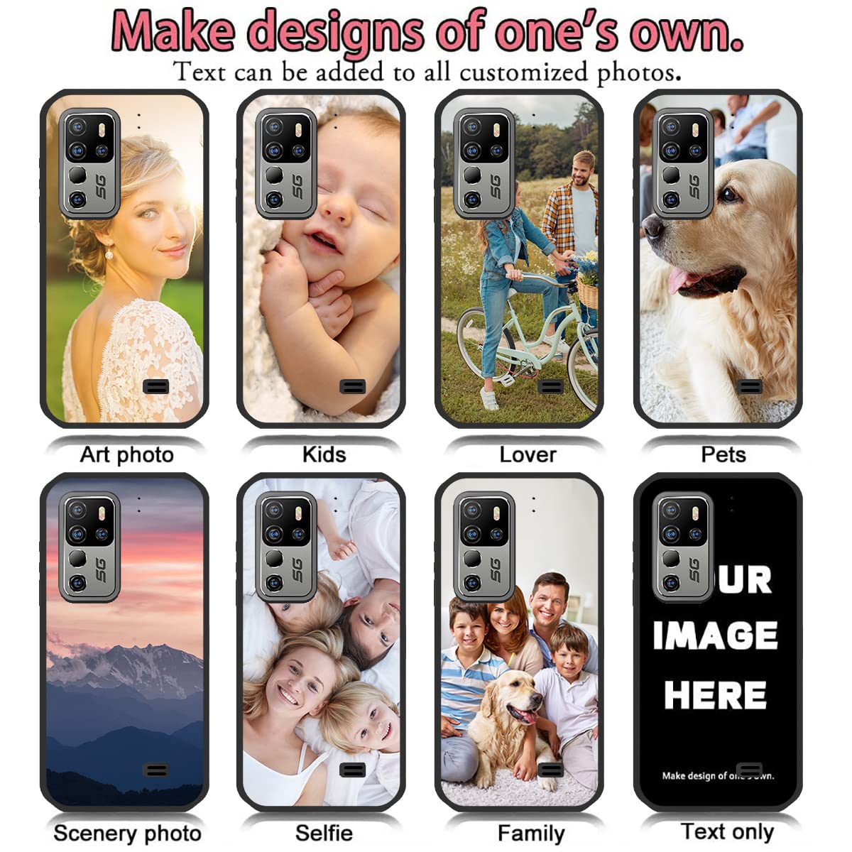 Custom Ulefone Note 9P Phone Case - Personalized Picture Shockproof Silicone Cover, Soft Candy Design Protective Case - Perfect Christmas/Birthday Gift for Her/Him - Ideal for Daily Use, Travel & Outdoor Activities