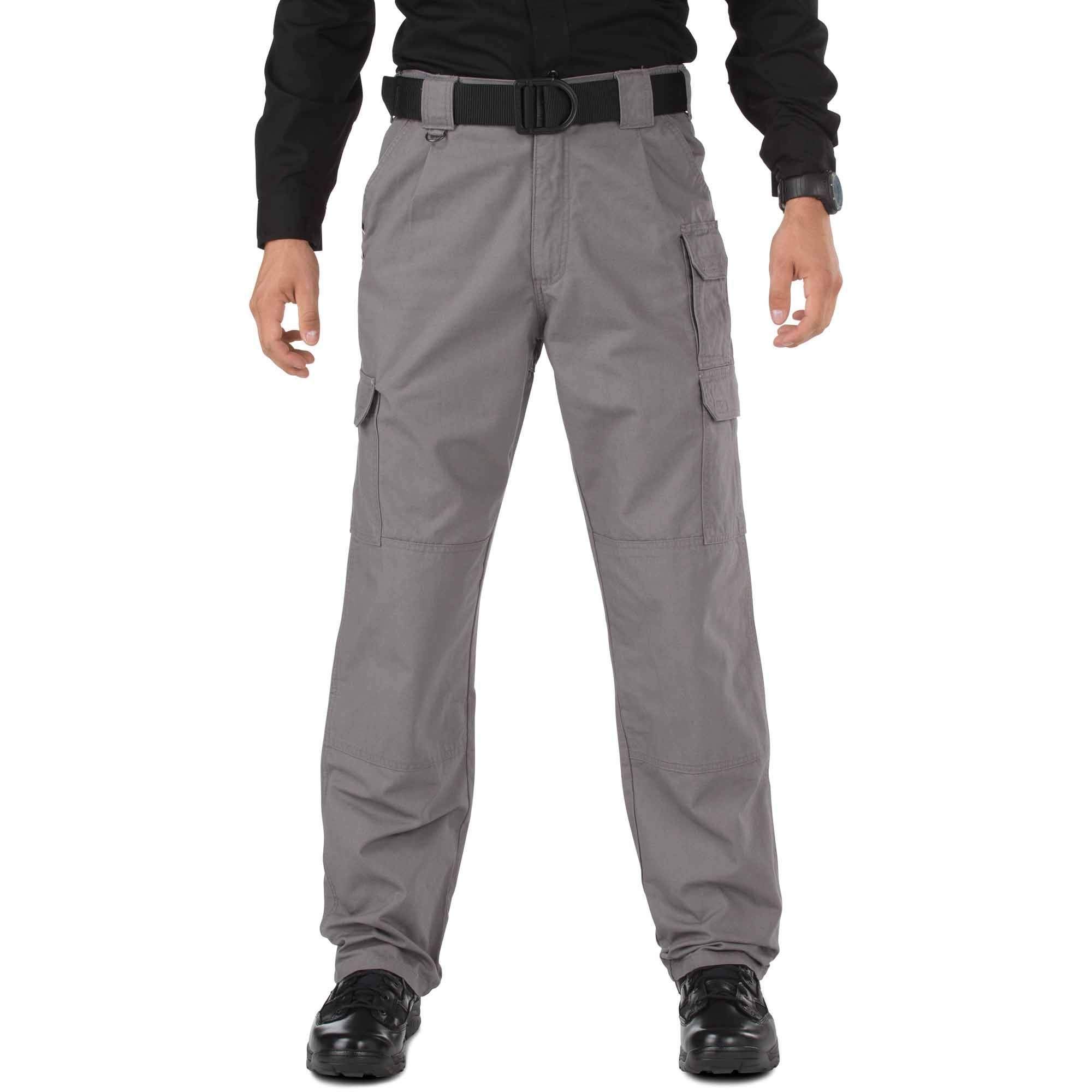 5.11 Tactical Men's Active Work Pants - Durable 100% Cotton with Double Reinforced Knees | Superior Fit for Outdoor Work, Hiking & Tactical Use | Style 74251
