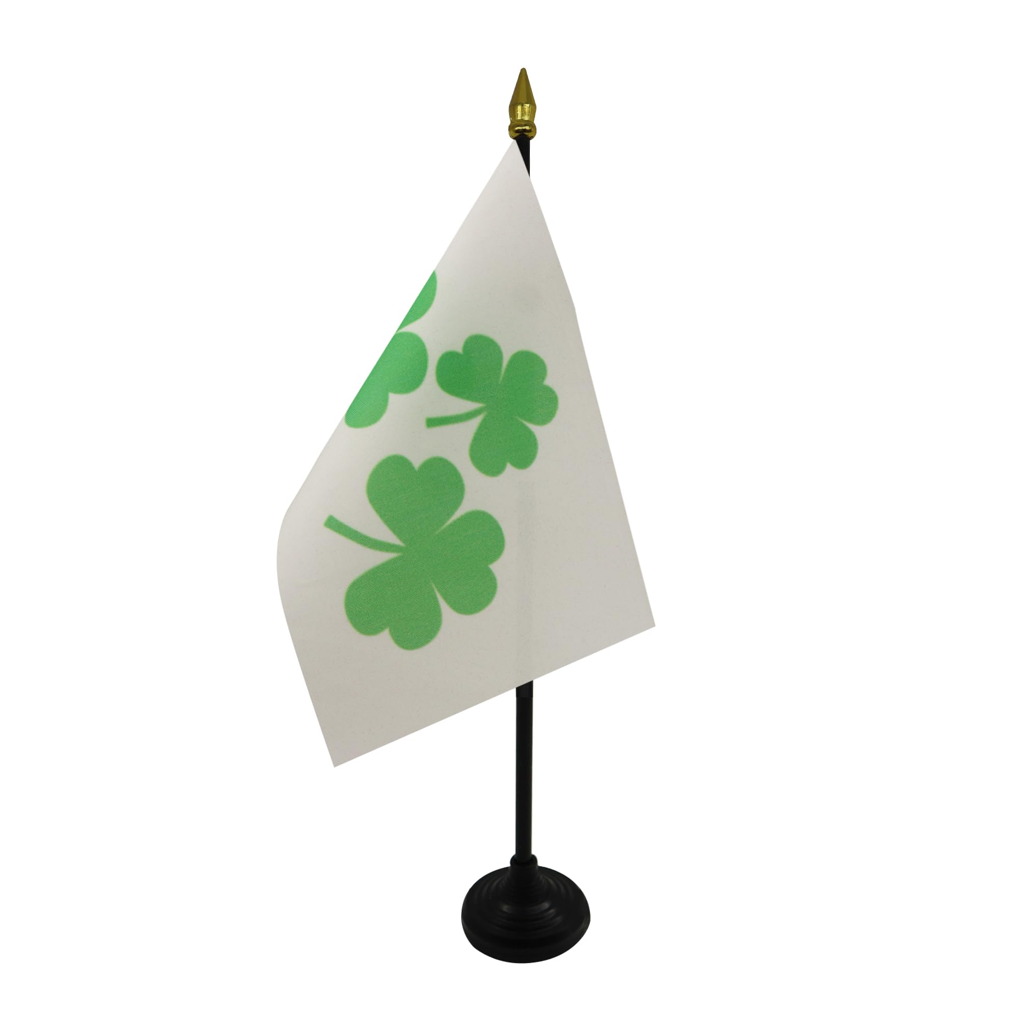 Irish Shamrock Table Flag 4