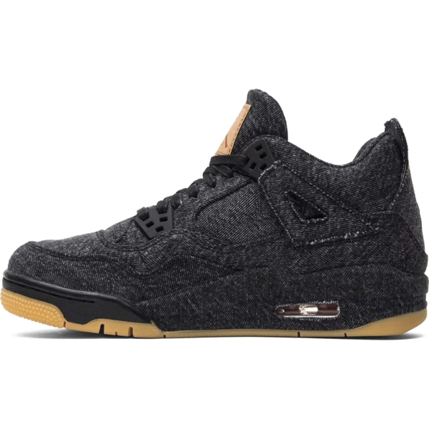 Levi's x Air Jordan 4 Retro GS 'Black Denim' Sneakers - Limited Edition Women's Basketball Shoes for Streetwear & Fashion Outfits