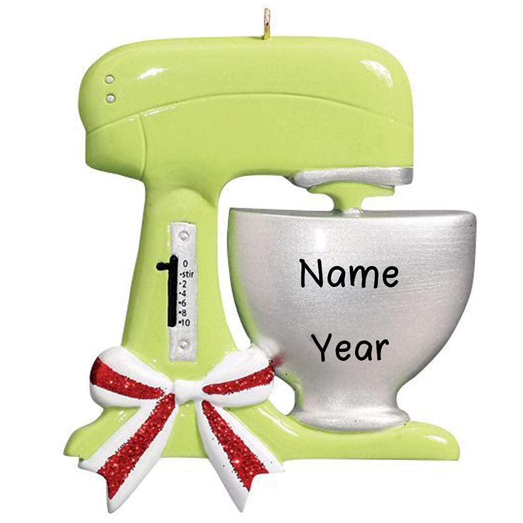 Custom Kitchen Blender Christmas Ornament - Personalized Engraved Holiday Decor for Chefs & Cooking Enthusiasts - Perfect for Christmas Tree, Gift Exchange & Home Decoration