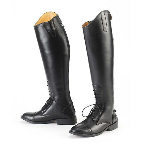 EquiStar Women's Autumn Winter Field Boots - Wide Calf Riding Boots Size 9.5 for Equestrian, Horseback Riding & Outdoor Activities