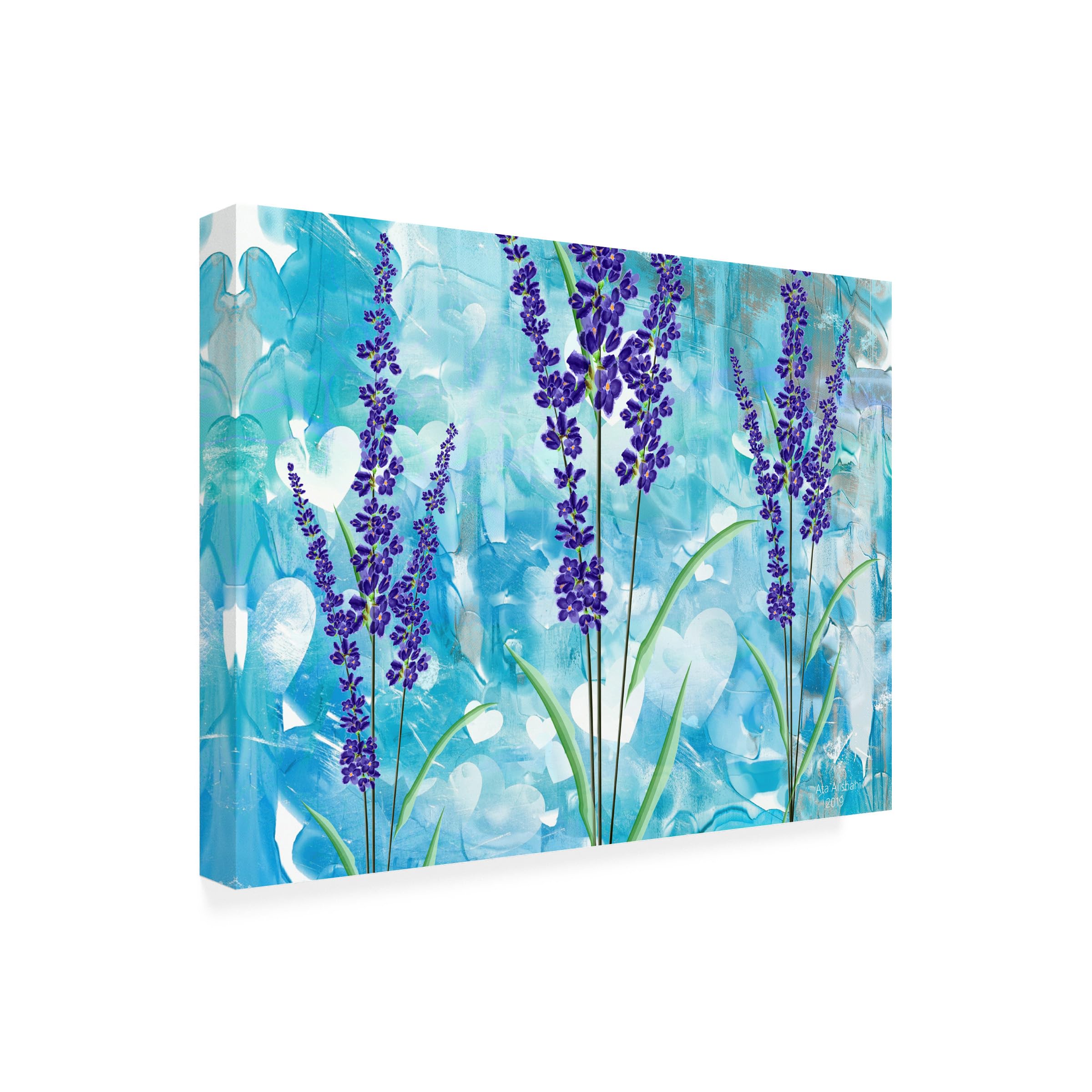 Trademark Fine Art 'Flowers P69' Canvas Wall Art by Ata Alishahi - Floral Home Decor for Living Room, Bedroom & Office