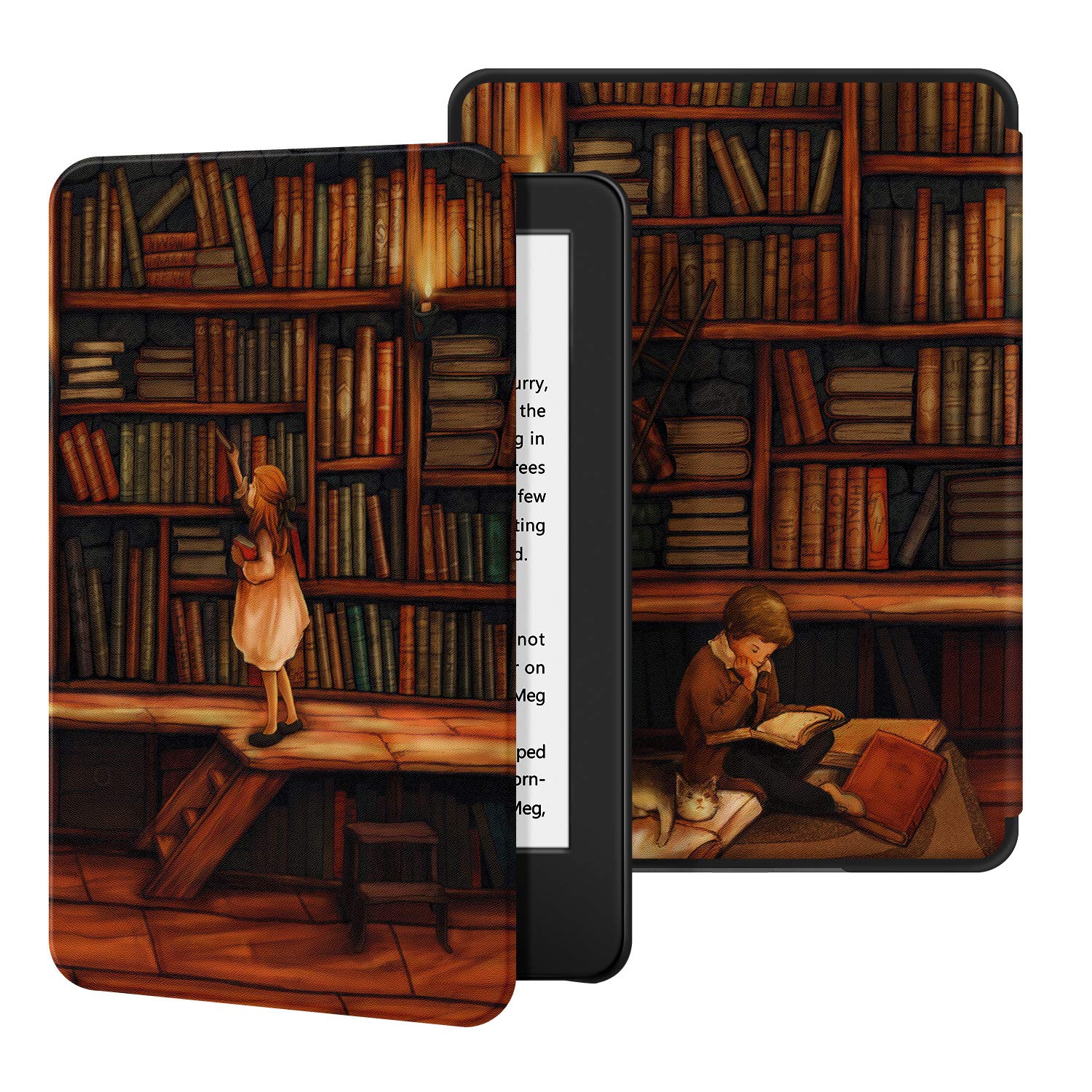 Ayotu Premium PU Leather Case for Kindle 10th Generation (2019 Model) - Auto Wake/Sleep Protective Cover - Compatible with Amazon Kindle 2019 Only (Not for Kindle 2022, Paperwhite or Oasis) | Perfect for Reading, Travel & Daily Use