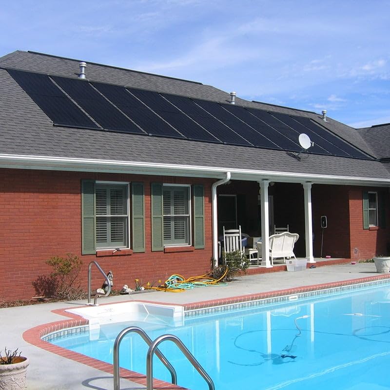 XtremepowerUS 2-Pack Solar Pool Heater System - 2' x 20' Inground/Above Ground Swimming Pool & Spa Heating Panels | Energy Efficient Water Heating for Backyard Pools, Hot Tubs & Spas | Perfect for Summer Swimming & Extending Pool Season