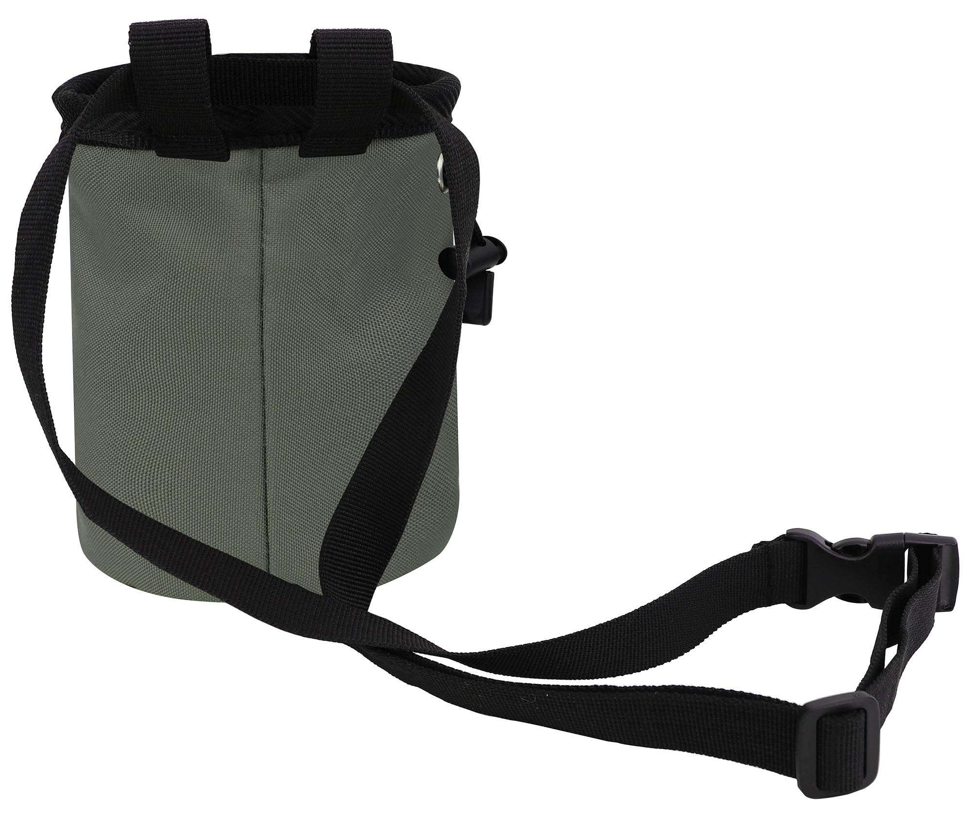 AMC Rock Climbing Chalk Bag with Panda Embroidery & Zipper Pocket - Perfect for Bouldering, Gym Training & Outdoor Climbing Adventures