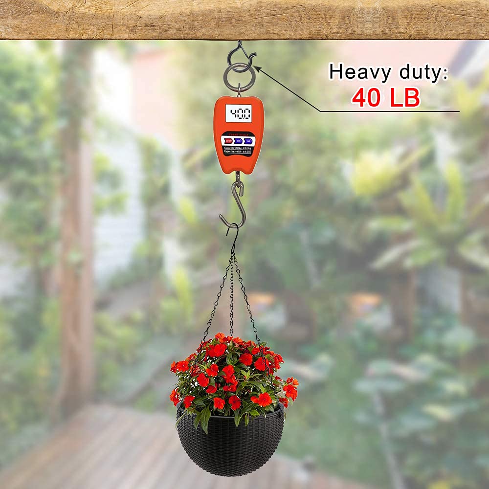 20 Pack White Q-Hanger Hooks with Safety Buckle - Screw-in Hooks for Christmas Lights, Outdoor Fairy Lights & String Lights - Easy Release Design Includes Wing Nut Driver - Perfect for Holiday Decorations, Patio Lighting & Garden Party Setup