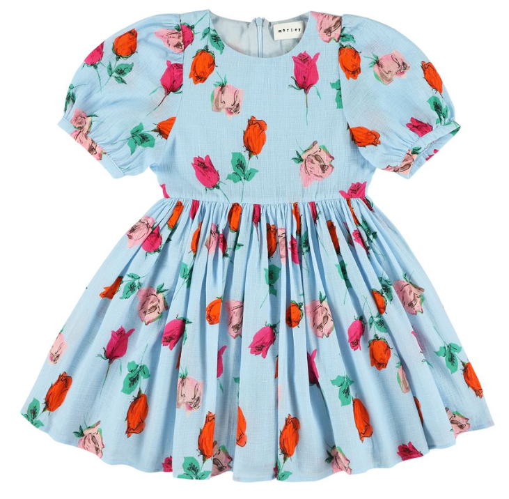 MORLEY PRINTED DRESS for Girls (8-16 Years) - Floral Summer Dress for Kids, Casual & Party Wear, Perfect for School, Playdates, and Special Occasions