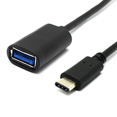 **ienza® USB 3.1 Type C Male to USB 3.0 Female Adapter Cable - OTG & Fast Data Transfer - Compatible with MacBook, iPad Pro, Samsung Galaxy & More (Perfect for Travel, Office & Home Use)**