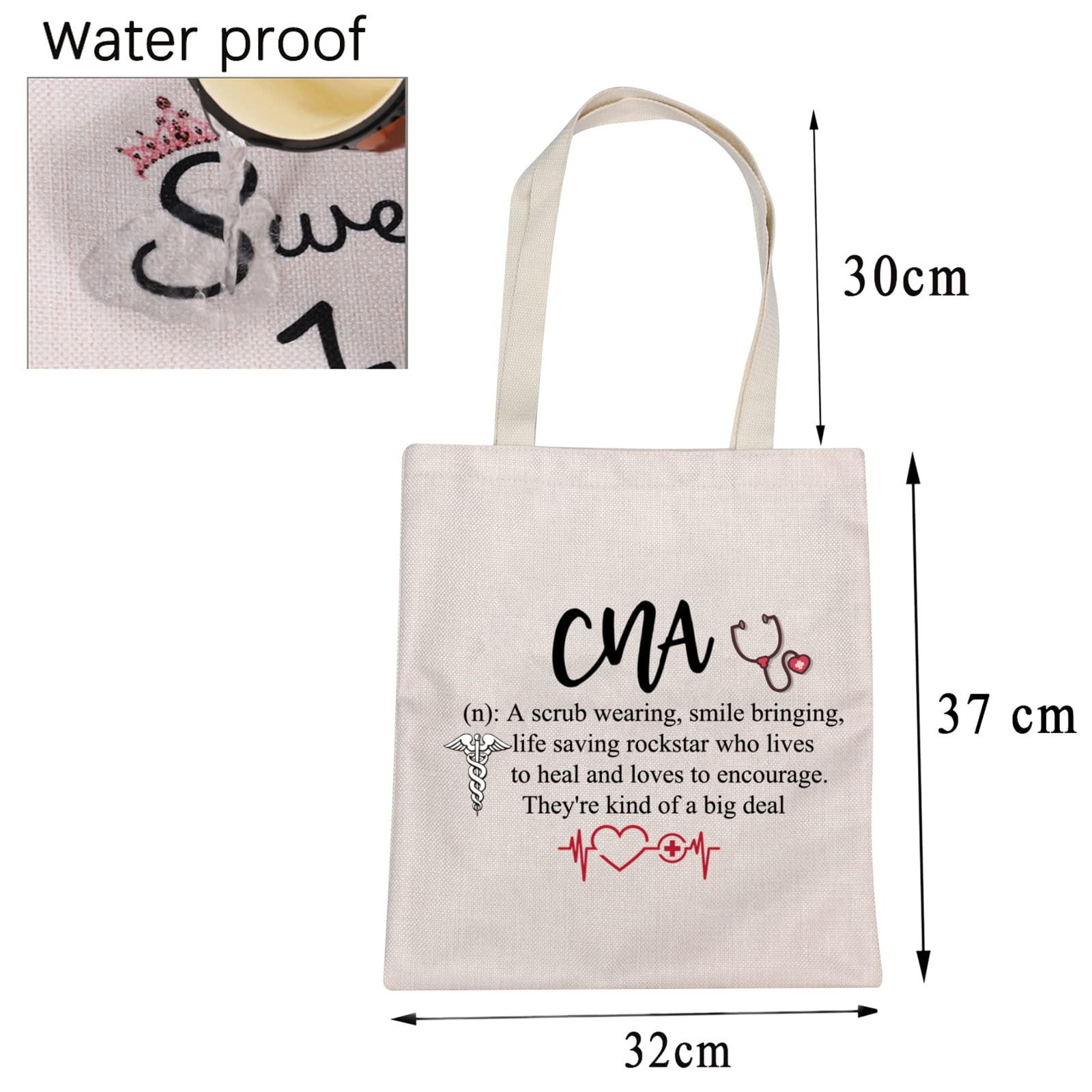 Certified Nursing Assistant Tote Bag - CNA Student Gift for Work & School