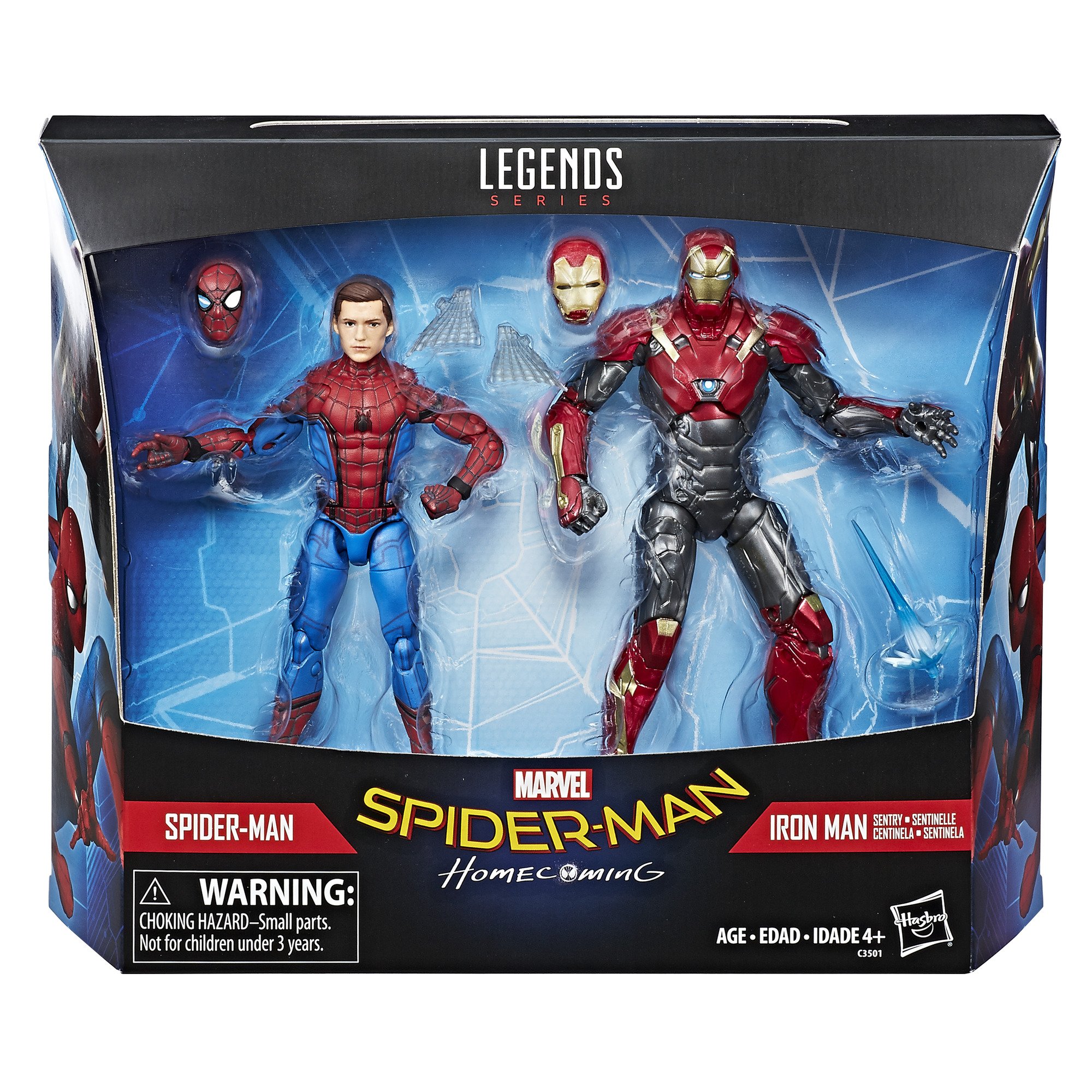 Marvel Legends Spider-Man: Homecoming Action Figure 2-Pack – Collectible Toy for Kids & Adults (Ages 4-99) | Perfect for Display, Play & Marvel Fans Collection