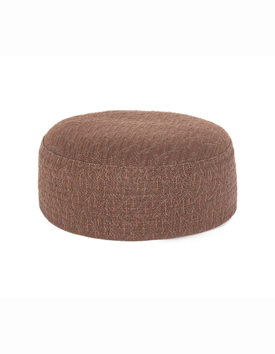 Premium Blended Brown Cap by J. Junaid Jamshed - Stylish Islamic Hat for Men - Perfect for Daily Wear, Prayer & Special Occasions