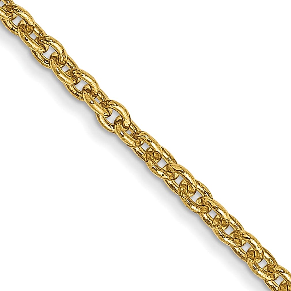 14K Yellow Gold 16