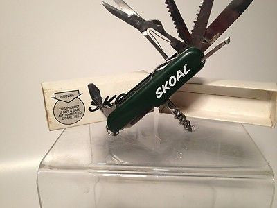 SKOAL Collectible Swiss Army Utility Pocket Knife - Multi-Tool for Hunting, Camping & Outdoor Adventures | Compact & Durable Survival Gear