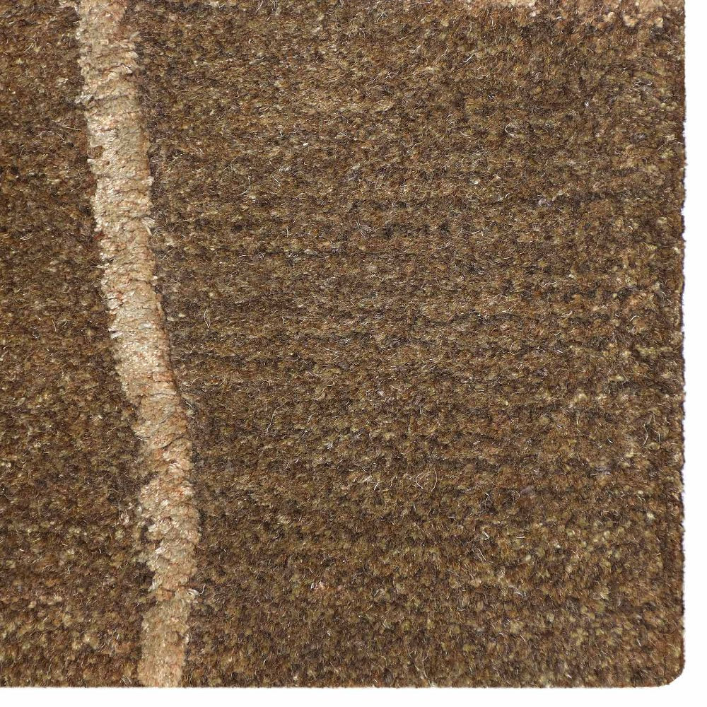 Pivot Hand Tufted Rug - Soft Modern Wool Area Rug for Living Room, Bedroom, Office - Non-Slip Home Decor Carpet (5'x8')