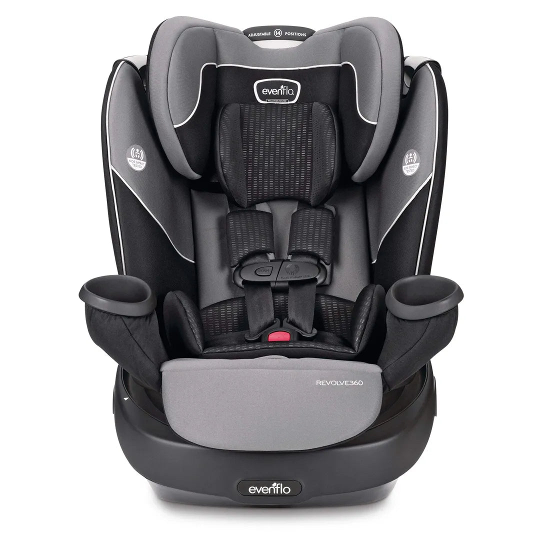 Revolve360 All-in-One Convertible Car Seat - Amherst Gray | Safe & Comfortable for Infants to Toddlers | Perfect for Travel & Everyday Use