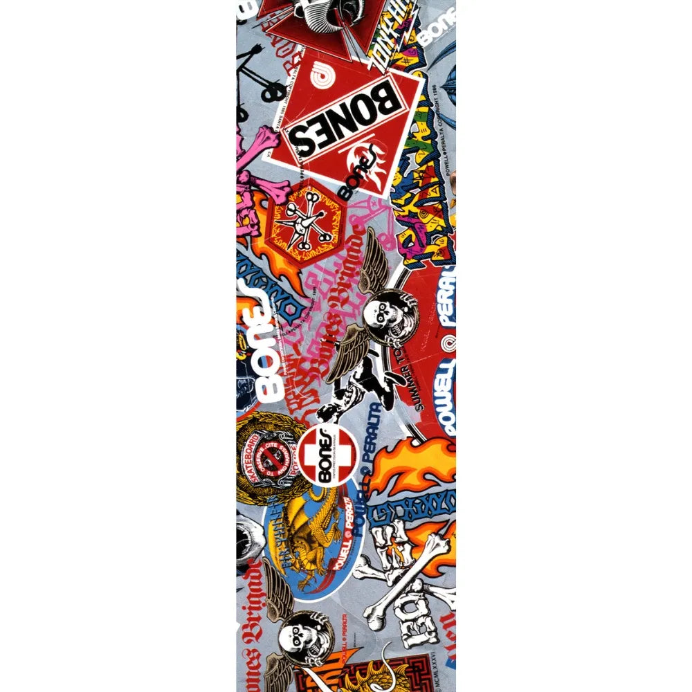 Powell Peralta ASC Collage 3 Grip Tape - Premium Skateboard Grip Tape for Enhanced Board Control - Perfect for Street Skating, Tricks, and Longboard Riding