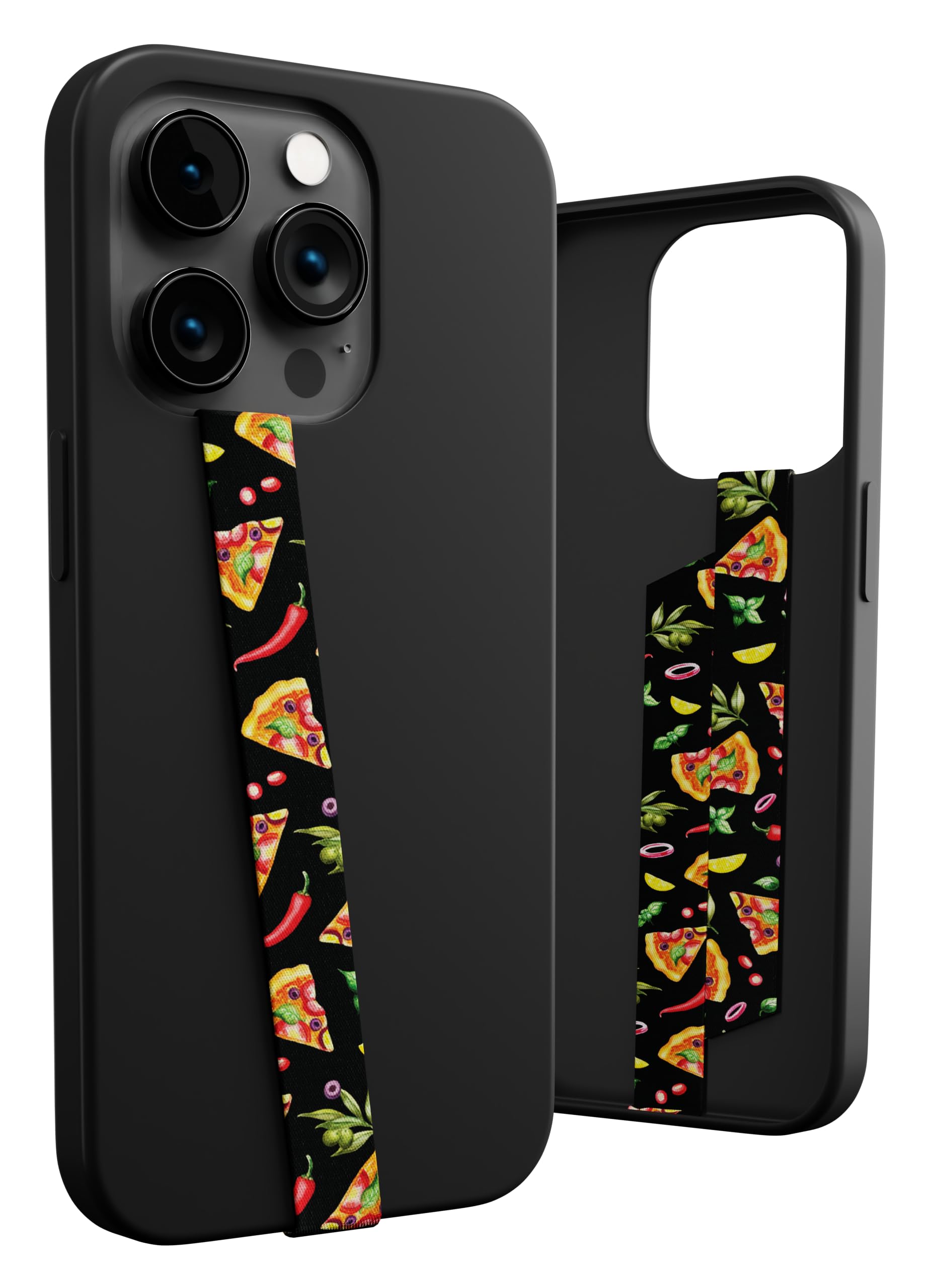 Non-Slip Phone Grip Strap - Small & Lightweight Finger Holder for Cell Phones - Secure One-Handed Grip for iPhone, Samsung Galaxy - Perfect for Running, Commuting & Multi-Tasking