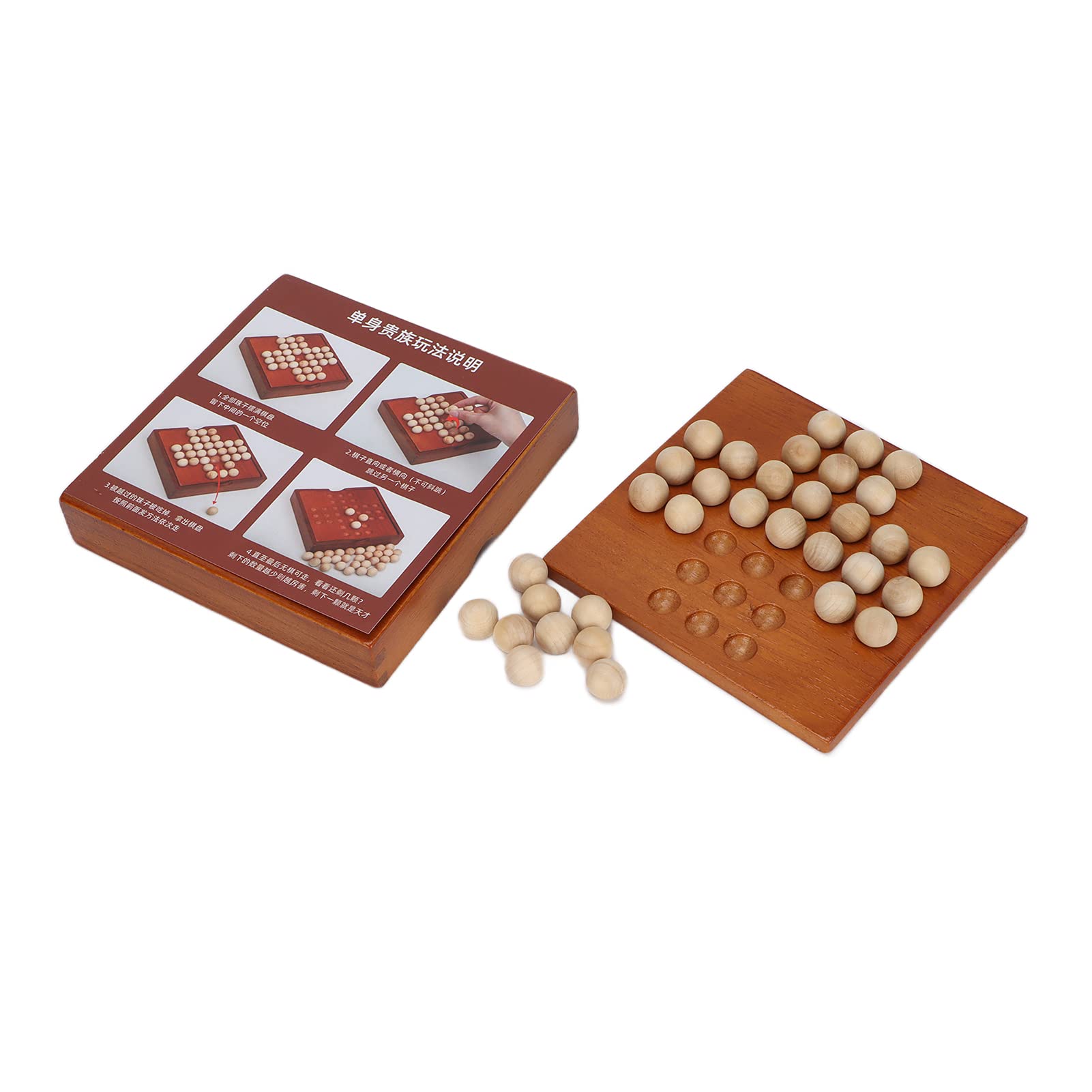 Premium Wooden Chess Set with Storage Box - Portable Travel Chess Game for Adults & Seniors - Classic Double-Sided Board for Stress Relief & Mental Exercise - Perfect for Home, Office, Park & Travel