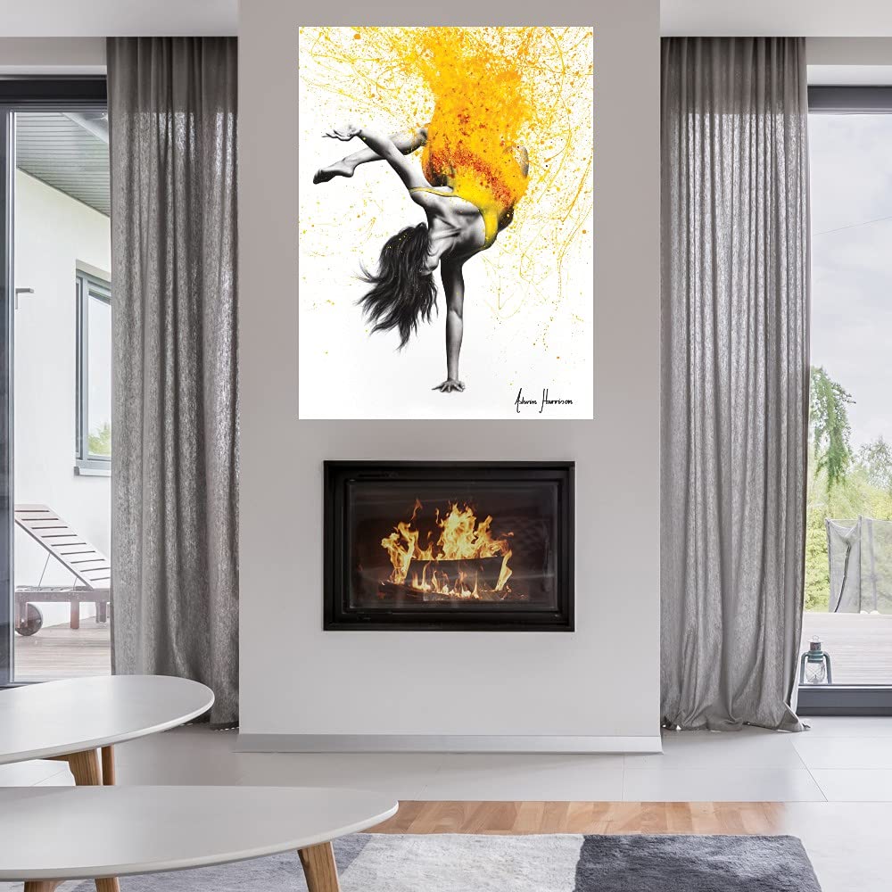 Cerulean Blue Abstract Canvas Wall Art by Marta Wiley - Handmade Fine Art Painting for Living Room, Bedroom, Office Decor - Modern Home & Office Wall Decor - Ready to Hang 42x56 Inches - Perfect for Contemporary Spaces, Accent Walls & Gift Giving